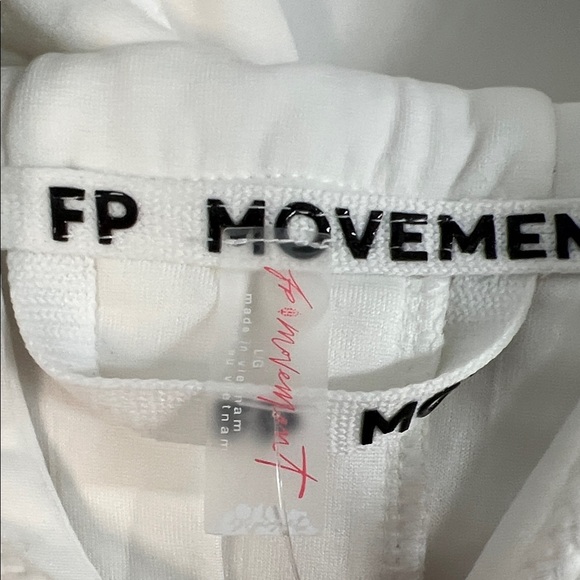 Free People Movement Pick It Up Pullover - White Size Large - Picture 2 of 8